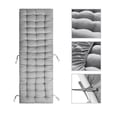 thumbnail image 4 of Matsuzay Cojines para chaise lounge, colchón de diseño a la moda de poliéster para Patio, almohadilla reclinable lavable, muebles de jardín, Decoración del hogar No. 4 Matsuzay HA039746-04, 4 of 6