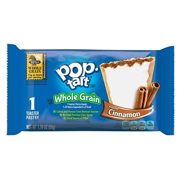 Pop-Tarts Breakfast Toaster Pastries, Whole Grain Frosted Brown Sugar ...