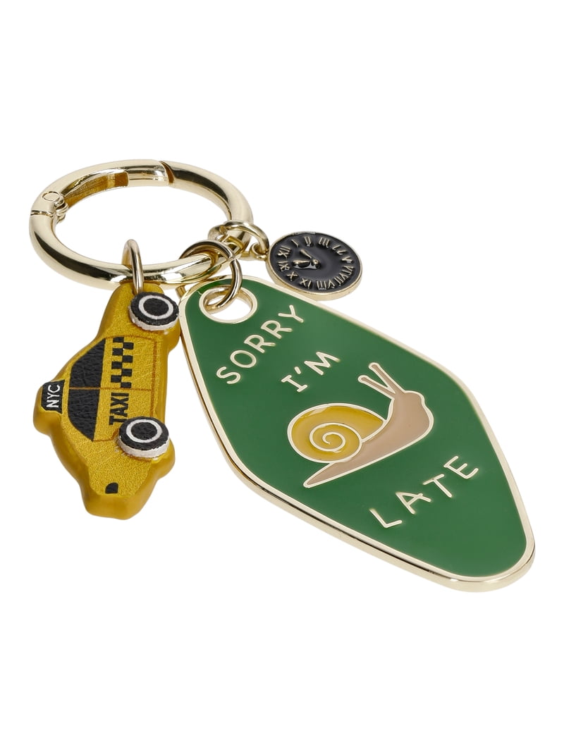 No Boundaries Women's Motel Key Bag Charm, Emerald Green - Walmart.com
