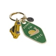 thumbnail image 2 of No Boundaries Women's Motel Key Bag Charm, Emerald Green, 2 of 3