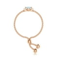 thumbnail image 3 of ANGARA Natural Pear-Shaped Aquamarine Halo Bolo Ring in 14K Rose Gold for Women (Size-6x4mm) | March Birthstone, Birthday, Anniversary, Jewelry Gift for Women | Natural Aquamarine Ring, 3 of 9