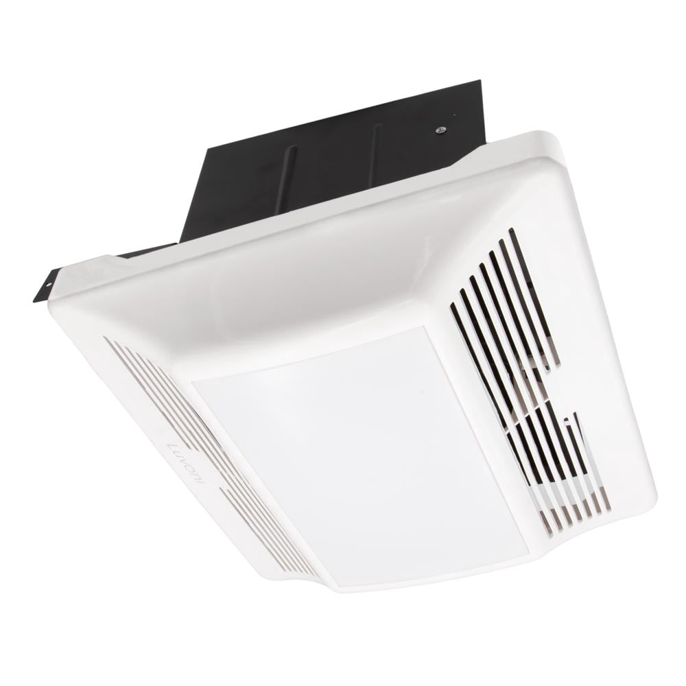 Luvoni 90 CFM Bathroom Exhaust and Ventilation Fan with Light - 1 Sone Quiet Noise Free Operation, Ceiling Mounted Ventilator with Built-in LED Light and White Grill, by Maxxima