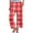 Red, variant on Toddler Girls Pants Plaid Print Long Pants Sleepwear Nightwear Stylish Loungewear Size 3-4T ,Blue