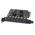 thumbnail image 1 of Tarjeta de Expansión PCIe USB3.2 GEN2 de 10 Gbps, Tipo A, PCI-e de 4X A 7 Puertos, Tarjeta Adaptadora de Expansión USB 3.0, Tarjeta Controladora PCI-e, 1 of 8