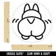 thumbnail image 2 of Corgi Butt Dog Doodle Self-Inking Rubber Stamp Ink Stamper - Black Ink - Medium 1 Inch, 2 of 7