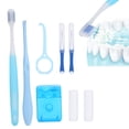 thumbnail image 1 of Orthodontic Care Tools, Precise Grip Nonslip Handle Lightweight and Portable Oral Care Kit  for Teeth Cleaning, 1 of 8