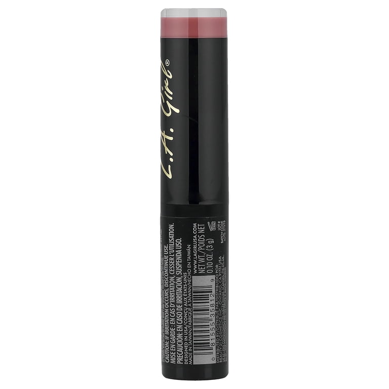 L.A. Girl Matte Flat Velvet Lipstick Stick, Snuggle - Walmart.com