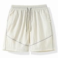 thumbnail image 4 of NinXxx Women's Lightweight 5 Inch Inseam Casual Athletic Summer Shorts Beige XXXL, 4 of 4