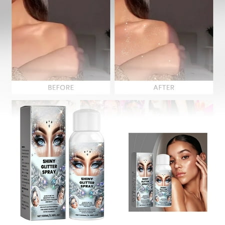 

Party Dress for Women Sexy Club The Body Glitter Spray Face Collarbone Hair Highlight Spray Brighten Glitter Festival Carnival !100ml Tie Event Dresses for Women Evening Event Horizon 4k Event