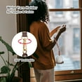 thumbnail image 2 of ABPETE Portable Yarn Holder - Wooden Yarn Spool Holder with Wrist Strap and Crossbody Strap, Yarn Organizer for Crocheting, Ideal Gift for Knitting Lovers (Black Walnut), 2 of 7