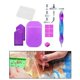 thumbnail image 1 of Herramientas y accesorios de pintura de arte de diamante, bolígrafo de punta, puntas de bolígrafo de metal, caja de almacenamiento, organizador, punto Bolígrafo Morado Macarena Pluma de pintura de diamante, 1 of 7