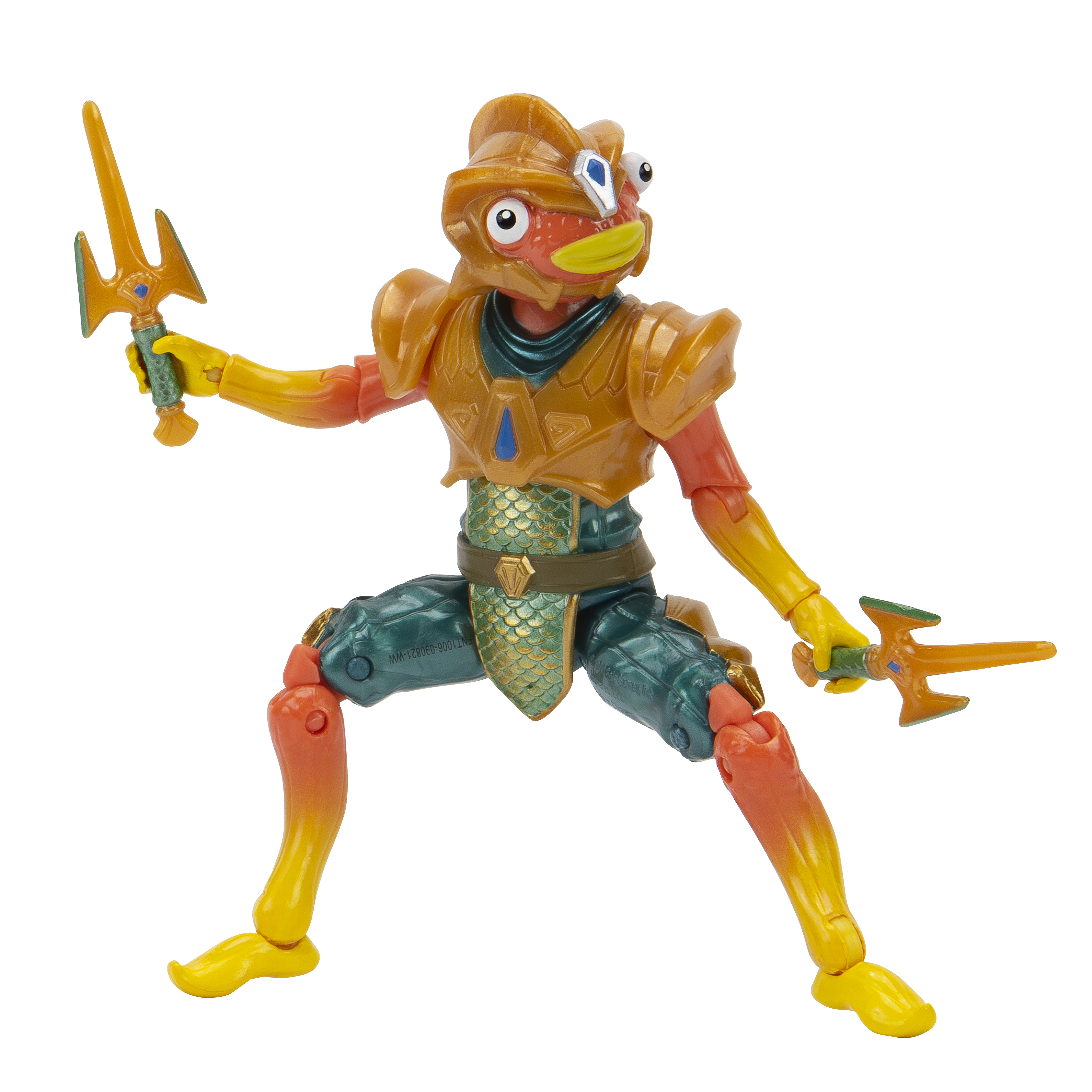 Fortnite Solo Mode - Atlantean Fishstick - 4-inch Highly Detailed Figure with Fish Sticks Harvesting Tool