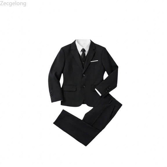Zecgelong Stylish Boys Formal Classic And Pants Outfit For Occasions And School Events Boys Long Sleeve Suit Sets for Boys 6-7 Years