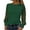 Dark Green, variant on Womens Mesh Sheer Patchwork Shirt Long Sleeve Tunic Tops Crewneck Casual Bling Blouse for Party Travel Dressy White 3XL
