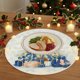 thumbnail image 5 of Mantel individual navideño de 35 x 35 cm, aislante térmico y resistente a la suciedad, ideal para fiestas, cocinas, restaurantes y decoración., 5 of 6