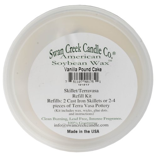 Swan Creek Candle Refill Vanilla Pound Cake Scented Jar Candle