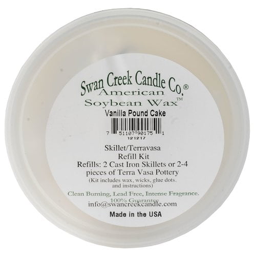 Swan Creek Candle Refill Vanilla Pound Cake Scented Jar Candle