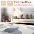 thumbnail image 2 of ODIKA 5'x7' Machine Washable Non-Slip Area Rug, Boho Chic Wave for High Traffic Rug, Gray, 144263, 2 of 7