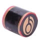 thumbnail image 5 of 2pcs No Slip Cue Tip Chalk Billiard Pool Cue Greasy Chalk Accessory for Snooker Pool (Red), 5 of 8