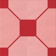 thumbnail image 1 of Ahgly Company Machine Washable Indoor Square Transitional Pastel Pink Area Rugs, 4' Square, 1 of 7