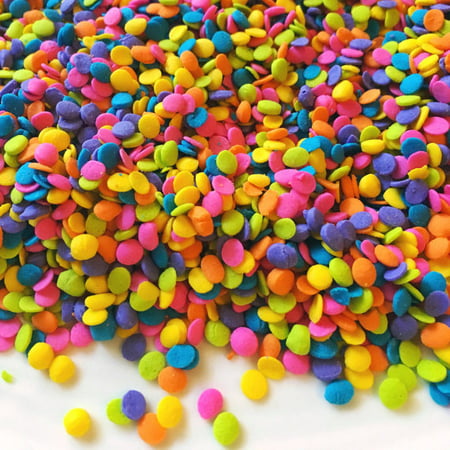 Neon Confetti 6 oz. Sprinkles Edible Cookie Cake Cupcake (Sprinkles Cupcakes Best Sellers)