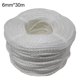 thumbnail image 1 of Dependable White Polyethylene Rope for Sailing Agriculture and More 6mm x 30m, 1 of 10