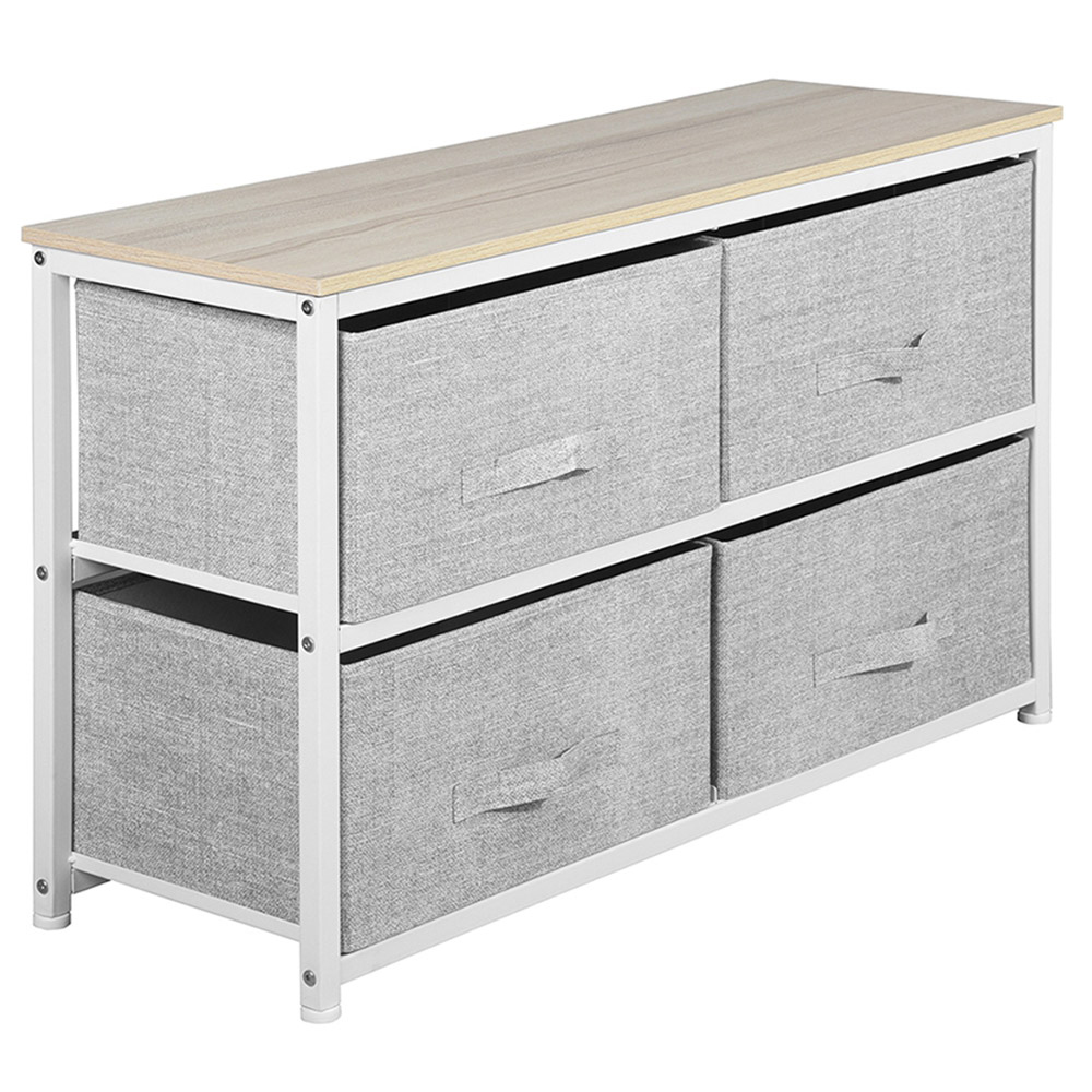 Oxkers Portable Closet Wardrobe, Home Dresser Storage Tower with Faux