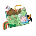 thumbnail image 4 of Libro de tela CUTICAT de educación temprana con cola juguete educativo Sensorial para bebés, 4 of 8