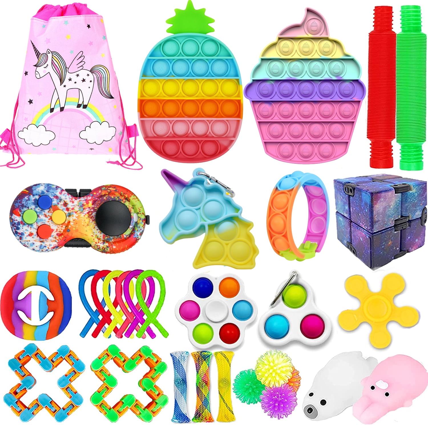 Fidget Toys Set Bundle Fidget Toys Sets, AntiAnxiety Tools Sensory