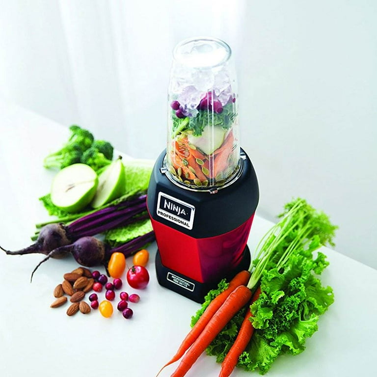 Nutri Ninja BL456 900W Professional Smoothie Blender w/ Cups, Red & 100  Recipes 