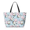 thumbnail image 2 of Balery Cute Panda Bear Beach Travel Bag - Water-Resistant, Large Capacity Lightweight Tote with 7 Pockets for Women and Men - Perfect for Beach, Pool, Gym, and Travel, 2 of 7