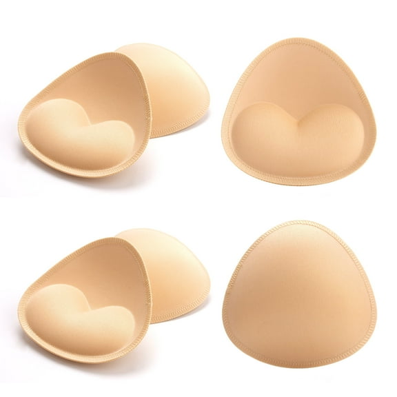 Nimiah Bra Pads Inserts, 3 Pairs Push up Breast Pads Invisible Lift Bra Padding Suitable for Bikini Dress