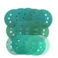 thumbnail image 3 of GLFSIL 5Inch 8Hole Sanding Discs Hook & Loop Wet Dry PET Film Green Sandpaper Polishing, 3 of 7