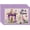 Puple, variant on Easter Placemats Set of 4 12x18 inch for Dinning Table, He is Risen Easter Decor for Party, Home - Farmhouse Spring Purple Buffalo Plaid Lamb Table Mat Decroations