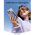 thumbnail image 2 of Batería portatil 20000mAh Ugreen Nexode PB505 PD 20W Gris, 2 of 8
