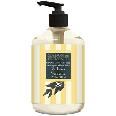 Olivia Care Liquid Hand Soap | Infused with Olive Oil | All Natural & Germ-Fighting | Moisturizing Hand Wash for Kitchen & Bathroom | Gentle, Mild & Naturally Scented (17.5 OZ) – VERBENA