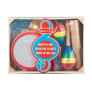 Melissa & Doug Band-in-a-Box Clap! Clang! Tap! 10-Piece Musical Set, Toddler Toys