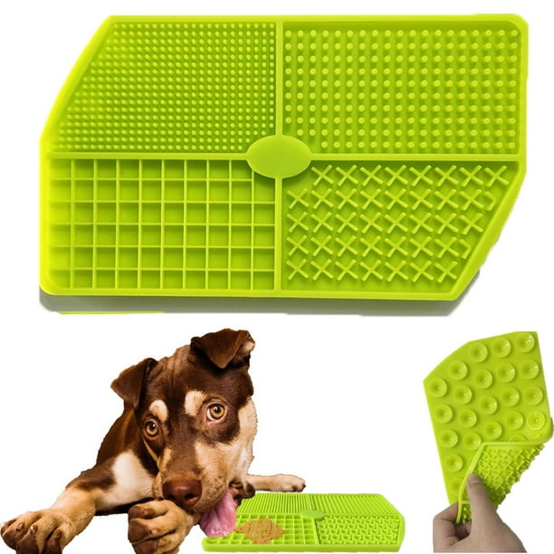 Dog Silicone Slow Feeder Lick Mat, Dog Slow Feeder Mat Lick Pad For