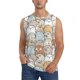 thumbnail image 1 of Balery Lovely Bear Camisetas sin mangas para hombre, absorbe la humedad y protege contra el mal olor.-Small, 1 of 7