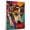 Azawakh, variant on Flat Coated Retriever Dog American Football Art Canvas – Flat Coated Retriever Dog Playing American Football Wall Art, Dog Lover Canvas, Sports Theme Decor for Living Room