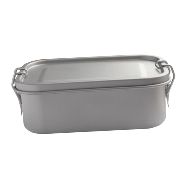 Fiambrera de titanio, utensilios de cocina para acampar al aire libre, para mochileros, senderismo en el hogar 800ML