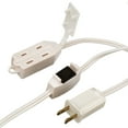 Woods Extension Cord with Switch, 9Outlet, 15Foot, White