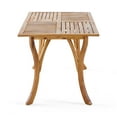 thumbnail image 4 of Noble House Anchor 7 Piece Wooden Patio Dining Set in Teak, 4 of 5
