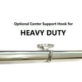 thumbnail image 2 of 1" No Drilling Shower Closet Window Tension Rod, Heavy Duty, 42"-72", Brushed/Stainless Steel, 2 of 6