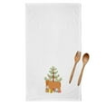thumbnail image 2 of Carolines Treasures BB9252WTKT American Lamancha Goat Christmas White Kitchen Towel Set of 2 Dish Towels Teal 19 X 25", 2 of 3