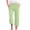 Green, variant on yillto Women Cropped Trousers Cotton Linen Straight Leg Loose Capri Pants Summer Trendy Casual Capris with Pockets