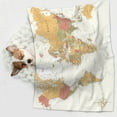 thumbnail image 6 of Rocae World Map 1 for Pet Blanket Dog Blanket Cat Blanket Soft Sleep for Small Medium Pet-Small, 6 of 8