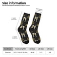 thumbnail image 2 of Honeii Happy New Year Print Adult Socks,Crew Socks,Casual Calf Socks,Daily Wear Socks for Men & Women, Perfect for Sports, Casual and Everyday Use, 2 of 6