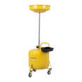 thumbnail image 1 of Réservoir d'Égouttage d'Huile Portable à Air – Capacité de 8 Gallons, Entonnoir Réglable (28-62 Pouces), Roues Pivotantes à 360° et Boîte à Outils Intégrée pour des Changements d'Huile Efficaces au Garage – Orange, 1 of 7