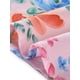 thumbnail image 5 of Faldas hawaianas para mujeres INSPIRE CHIC 2024, falda tropical con fruncido frontal y abertura en la playa de verano, color rosa, 5 of 6